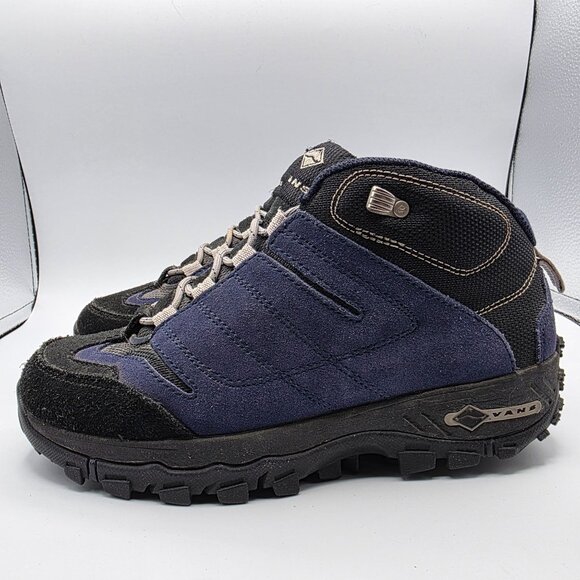 Vans Mens Size 7 Blue Black Hiking Shoes Camping Outdoors Trails Summer